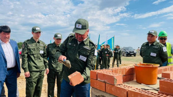 Фотография к новости: Сырым ауданында студенттік құрылыс жасақтары жұмысқын бастады