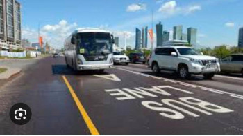 Фотография к новости: Астаналықтарға кейбір автобус жолақтарына уақытша кіруге рұқсат етілді