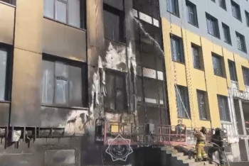 Астанада салынып жатқан мектеп өртенді