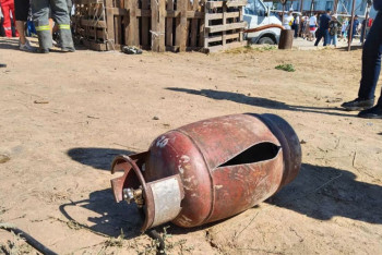 Оралда мал соятын орында газ баллоны жарылды