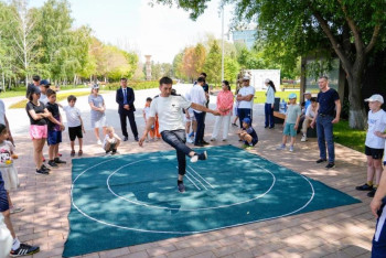 Елордада әкелер мен балалар үшін қызықты сайыс ұйымдастырылды