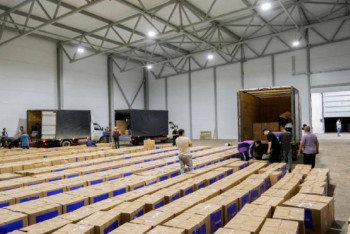 Фотография к новости: Астаналықтарға 1 мыңнан аса азық-түлік себеті таратылды