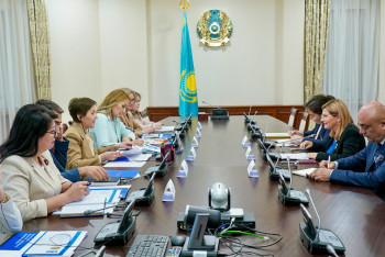 Фотография к новости: БҰҰ ДБ Қазақстанның әлеуметтік саланы цифрландырудағы жетістігін жоғары бағалайды