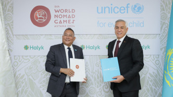 Фотография к новости: ЮНИСЕФ 5-ші Дүниежүзілік көшпенділер ойындарының ресми серіктесі атанды