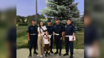 Фотография к новости: Талдықорғанда ұландықтар жоғалған баланы іздеп тапты