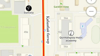 Бұқар Жырау көшесі – Қабанбай батыр қиылысы уақытша жабылады