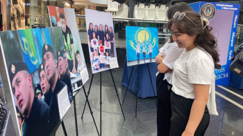 Фотография к новости: Астанада полиция күніне орай фотокөрме өтті