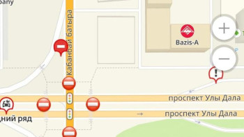 Фотография к новости: Қабанбай батыр мен Ұлы дала қиылысының учаскесі уақытша жабылады