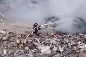 Қарағанды облысында қоқыс полигоны өртенді