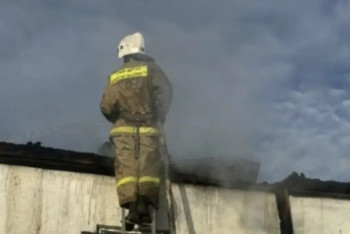 БҚО-да дүкен отқа оранды