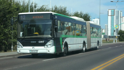 Астанада бірнеше жолаушылар автобусының жүріс бағыты өзгерді