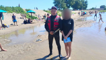 Фотография к новости: Абай облысында батып бара жатқан жасөспірім құтқарылды