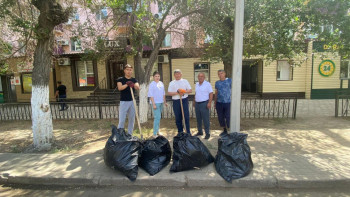 Фотография к новости: Таза Қазақстан. Экологиялық акцияға 2 мыңнан аса ұлытаулық атсалысты
