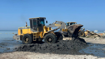 Фотография к новости: Ақтауда теңіз жағалауын тазалау жұмыстары басталды