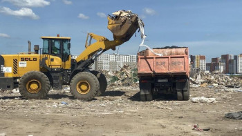 Фотография к новости: Астанада рұқсат етілмеген 33 қоқыс үйіндісі жойылды