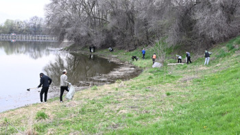 Фотография к новости: "Алматы Жазы" акциясы барысында өзендер тазартылады