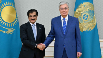 Фотография к новости: Тоқаев Қатар Мемлекетінің елшісін қабылдады