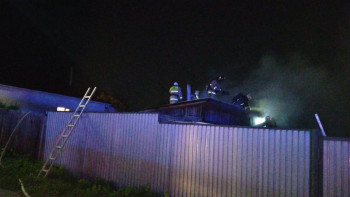 Фотография к новости: Көкшетауда құрылыс алаңы өртенді