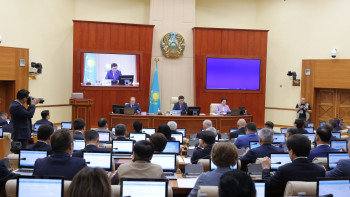 Фотография к новости: 28 маусымда Парламент Палаталарының бірлескен отырысы өтеді