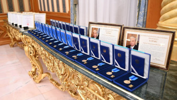 Фотография к новости: Журналистер күні. Тоқаев бір топ азаматты марапаттады