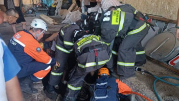 Фотография к новости: Өскеменде гараждың шұңқырына құлаған ер адам құтқарылды