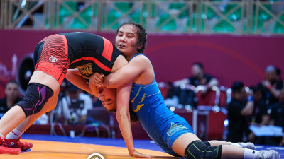Тыныс Дубек күрестен Азия чемпионатында күміс медальға қол жеткізді