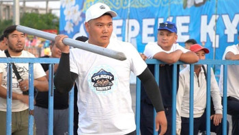 Фотография к новости: Талдықорғанда алыптар айқасты