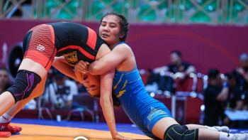 Фотография к новости: Тыныс Дүбек күрестен Азия чемпионатында Қазақстан қоржынына күміс медаль салды