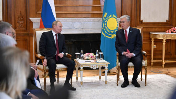 Фотография к новости: Тоқаев Ресей Президенті Владимир Путинмен кездесу өткізді