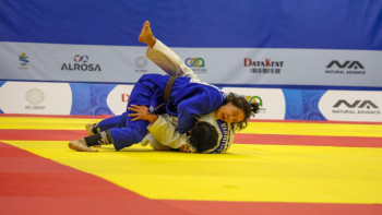 Фотография к новости: Әмина Файзулина дзюдодан бесінші алтын сыйлады