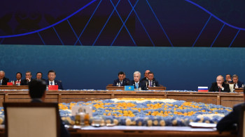 Фотография к новости: Си Цзиньпин қауіпсіздік саласындағы мәселелерді диалог арқылы шешуге шақырды