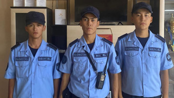 Фотография к новости: Алматыда ұлан сарбаздары қылмыскерді ұстады