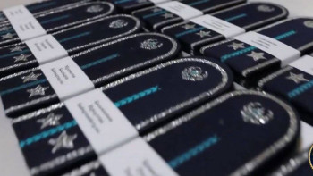 Фотография к новости: Алматы полициясының қатарын жас офицерлер толықтырды