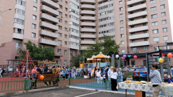 Фотография к новости: Байқоңыр ауданында 20 аула 3 қоғамдық кеңістік ашылды