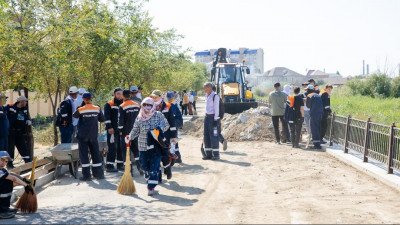 Атырау облысында «Таза Қазақстан» акциясы аясында іс-шаралар жалғасуда