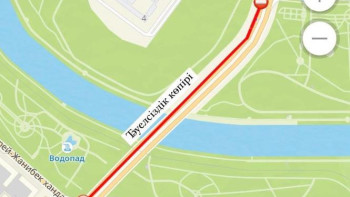 Фотография к новости: Астанадағы Тәуелсіздік көпірінде қозғалыс шектеледі