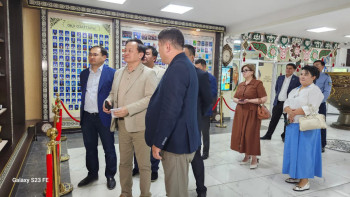 Фотография к новости: Депутат Шымкентте мәдениет үйлерінің құрылысын аралады