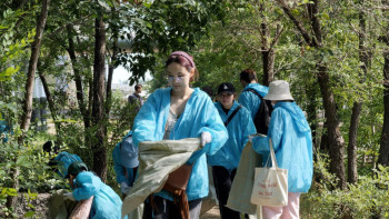 Фотография к новости: "Таза Қазақстан": Астанада Сарыбұлақ өзенінің аумағы тазартылды