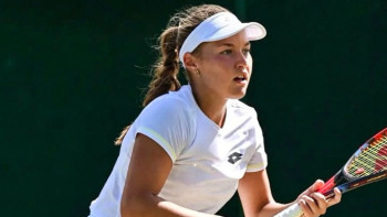 Фотография к новости: Соня Жиенбаева жасөспірімдер арасындағы Уимблдонның үшінші айналымына шықты