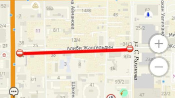 Фотография к новости: Елордада жөндеу жұмысына байланысты бір көше ішінара жабылады