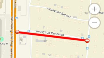 Фотография к новости: Астанада Келешек тұйық көшесіндегі учаске жөндеу жұмысына байланысты жабылады