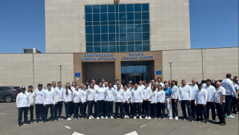 Фотография к новости: Алматыдан XXXIII жазғы  Олимпиада ойындарына спортшылар аттанды