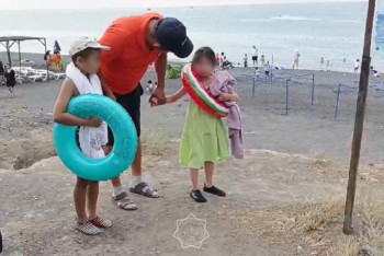 Фотография к новости: Алакөлде екі бала адасып кетті