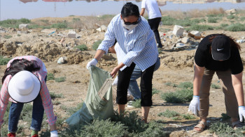 Фотография к новости: Маңғыстау "Таза Қазақстан" акциясына белсенді қатысуын жалғастыруда