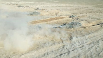 Фотография к новости: "Бірлестік -2024": танк бөлімшелері мен мобильді атыс топтарын қолдану тәсілдері сыналды