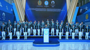 Фотография к новости: Олимпиада: Қазақстандық спортшылар Парижге барды