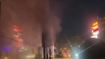 Фотография к новости: Астанада тұрғын үйдің паркингінде трансформатор өртенді