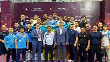 Фотография к новости: Қазақстандық балуандар Азия чемпионатында күміс жүлдегер атанды