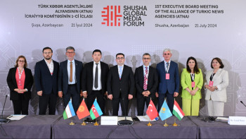 Фотография к новости: Әзербайжанда Түркі ақпарат агенттіктерінің басшылары бас қосты