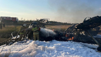 Фотография к новости: Ақмоладағы ұшақ апаты: Министрлік мәлімдеме жасады
